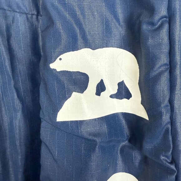Pace Setter Vtg Polar Bear Zip-Leg Track Pants Women’s Large Blue Nylon Canada - Picture 6 of 12
